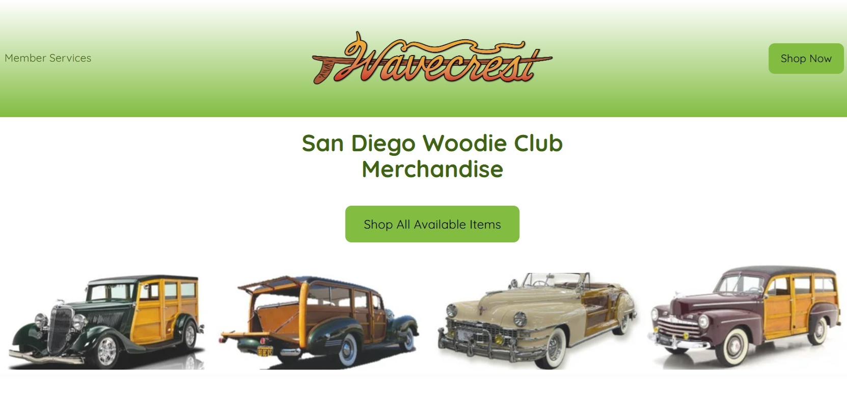 San Diego Woodies logo/badge